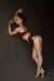 Hamade Activewear High Waist Garter Shorts Red XL