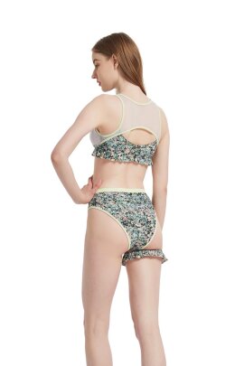 Hamade Activewear Garter Shorts Floral XL