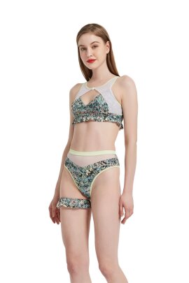 Hamade Activewear Top Dance Floral M