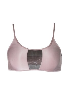 Hamade Activewear Scoop Neck Top Pastel Pink S
