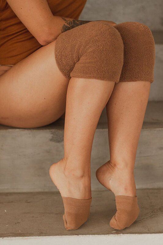 Rolling Toe Socks Caramel