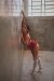 Rolling High Waist Shorts Alpha Hot Pants Red