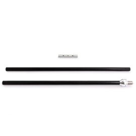 X-Pole X-Stage Lite Pole Set Silicone Black 45 mm B-Stock