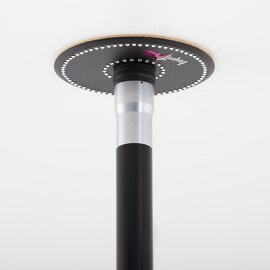 Lupit Pole Diamond G2 Quick Lock 45 mm Powder Coated Black