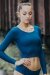 Dragonfly Crop Top Pavi Lace Petrol L-XL