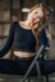 Dragonfly Crop Top Pavi Lace Black