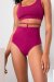 Lunalae Shorts High Waist Kimmy Magenta