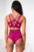 Lunalae Shorts High Waist Kimmy Magenta