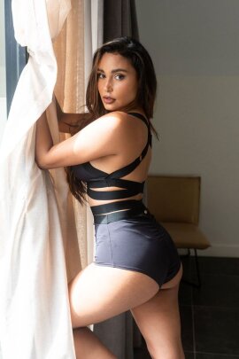 Lunalae Shorts High Waist Tara Black S