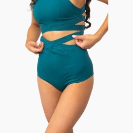 Lunalae Shorts High Waist Tara Teal S