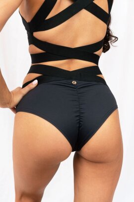 Lunalae Shorts Low Waist Tara Black L