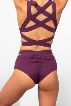 Lunalae Shorts Low Waist Tara Mulberry XL