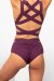 Lunalae Shorts Low Waist Tara Mulberry XL