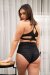 Lunalae Shorts Mesh High Waist Ella Black L