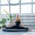 PoleSports Pole Dance Mat with Carry Handle Ø 160 cm Black