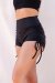 Lunalae Shorts High Waist Drawstring Black S