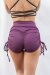 Lunalae Shorts High Waist Drawstring Mulberry S