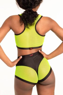 Polerina Top Black & Yellow
