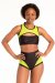 Polerina Top Black & Yellow S