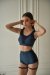 Oksawear Top Sandria Grey-Blue