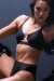 AMBR Designs Hook Crop Midnight Black S