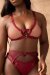 Tatiana Active Wear Top Kaizen Burgundy