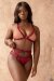 Tatiana Active Wear Top Kaizen Burgundy XL