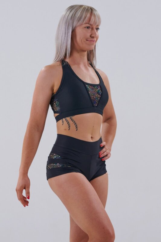 Juicee Peach Shorts Rio Peacock XL