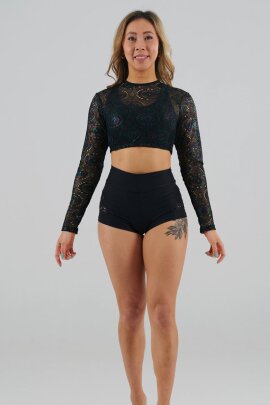 Juicee Peach Shorts Rio Peacock XL