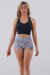 Juicee Peach Shorts Reversible Silver Grey M