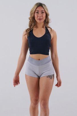 Juicee Peach Shorts Reversible Silver Grey XL