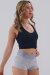 Juicee Peach Shorts Reversible Silver Grey XL