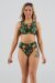 Juicee Peach Shorts Brazils Boho Feathers L