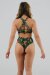 Juicee Peach Shorts Brazils Boho Feathers L