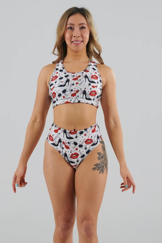 Kopie von Juicee Peach Shorts Brazils Lipstick & Heels