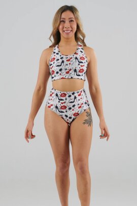 Juicee Peach Shorts High Waist Brazils Lipstick &...