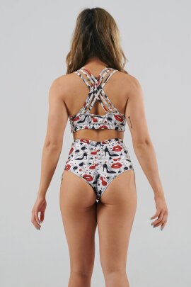 Juicee Peach Shorts High Waist Brazils Lipstick &...