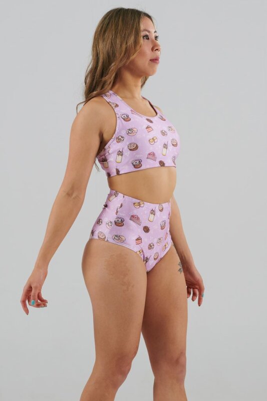 Juicee Peach Shorts High Waist Brazils Just Desserts L