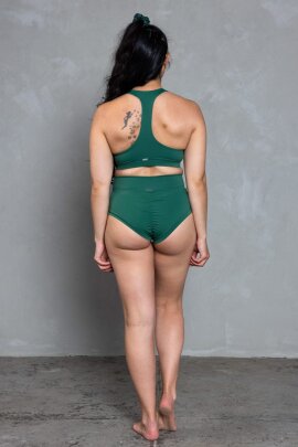 AMBR Designs Crop Halter Top Envy L