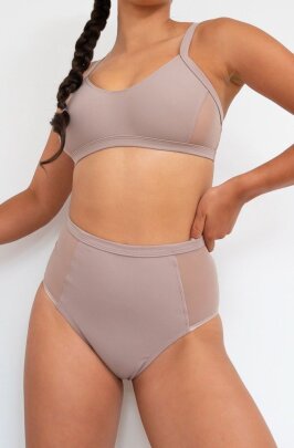 Lunalae Shorts High Waist Bellani Mocha XS