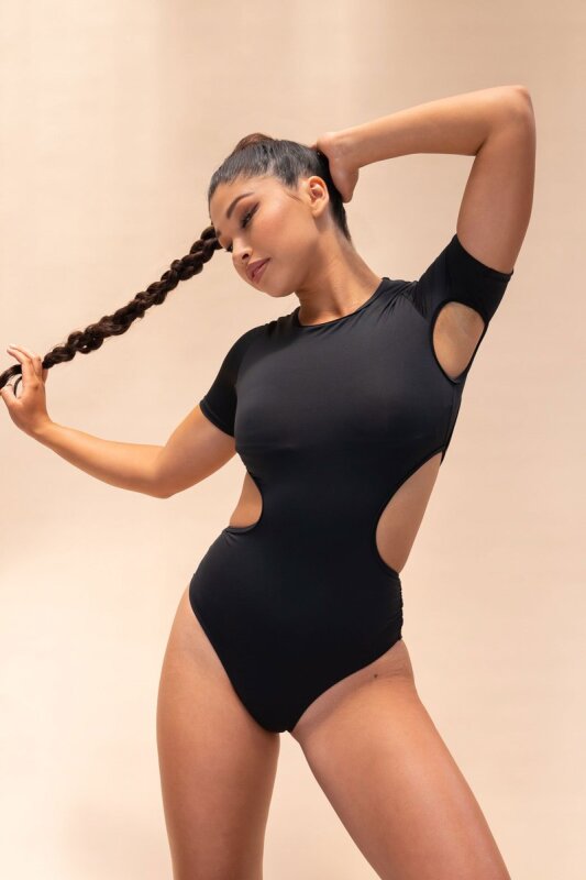Lunalae Bodysuit Camlie Schwarz M