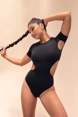Lunalae Bodysuit Camlie Schwarz M