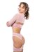 Naughty Thoughts Garter Belt See Through Pink L