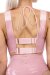 Naughty Thoughts Shorts Sinner Vinyl High Waist Shorts Pink M