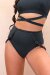 Lunalae Shorts High Waist Kehlani Black M