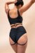 Lunalae Shorts High Waist Kehlani Black M