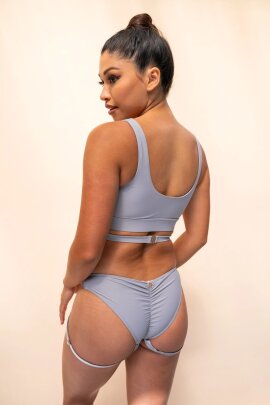 Lunalae Shorts Low Waist Kehlani Grey S