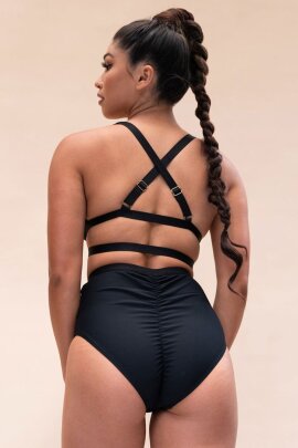 Lunalae Shorts High Waist Jemma Black XS