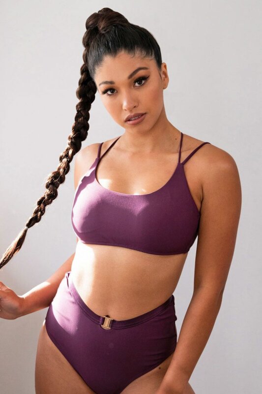 Lunalae Top Amelia Mulberry M