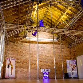 X-Pole Competition Pole Stainless Steel 45 mm 3,23 m - 3,32 m with X-Lock System